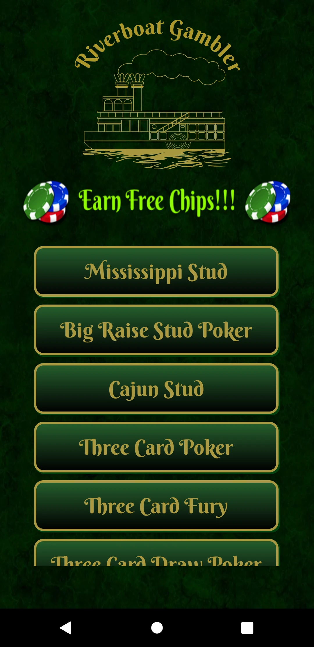 Riverboat Gambler screenshot